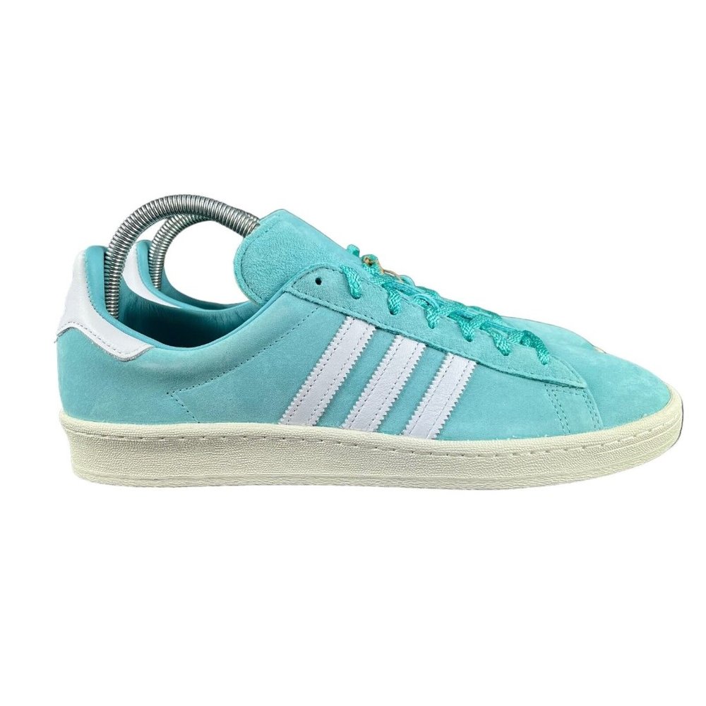 Adidas Originals Campus 80s Turquoise White Suede Shoes ID7318 Men's Sizes 7-13